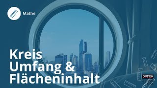 Kreis Flächeninhalt Umfang und Beschriftung  Mathe [upl. by Atel687]