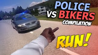 BIKERS VS COPS  Best Motorcycle Police Chase Compilation 2024 [upl. by Ashleigh]