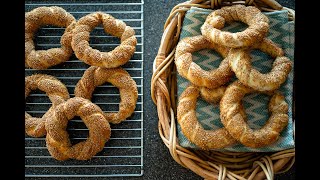 Stepbystep Simit recipe [upl. by Jamesy]