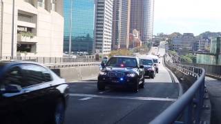 US Vice President Mike Pence motorcade in SydneyAustralia [upl. by Ahseyd604]