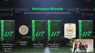 300K CRÉDIT DANS MES RÉCOMPENSES DIV RIVALS  Pack Opening EAFC25 [upl. by Oizirbaf270]