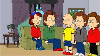 Caillou Toris and Coris drop a piano on Boris and Doris and gets grounded by Rosie [upl. by Tucky]