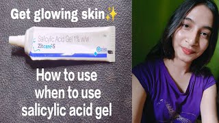 How to use zitcare salicylic acid gel  Mistakes to avoid full guidance [upl. by Nan]