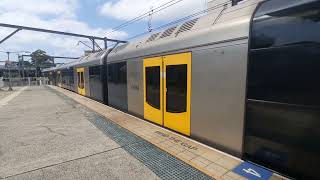 Sydney Trains Tangara T88  T49 Departs Hurstville [upl. by Aralomo319]