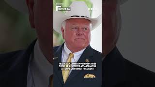 Trump assassination attempt Texas Ag Commissioner describes the scene [upl. by Mellman]