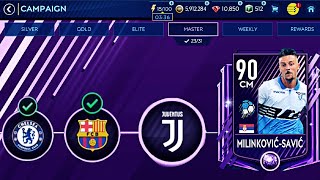 How to beat Juventus in Master Campaign Toughest Gameplay  03  No extra time  fifa Mobile 19 [upl. by Ayatahs900]