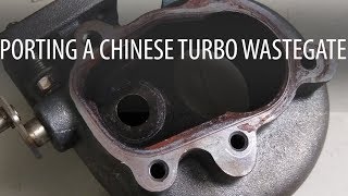 Porting My CHINESE TURBO Wastegate To Fix Boost Creep [upl. by Kinchen]