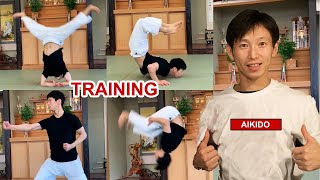 Aikido  Special physical and balance solo training by SHIRAKAWA RYUJI shihan [upl. by Friedrick507]