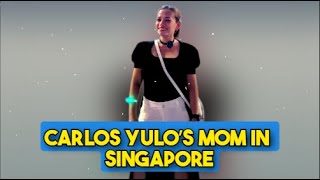 Carlos Yulo’s Mom Angelica Yulo Spotted Enjoying Singapore Trip with Friends [upl. by Yenitirb]