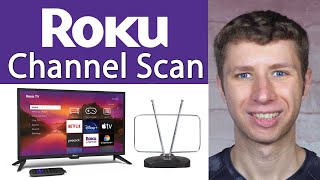 How To Run a Channel Scan on a TCL Hisense and Onn Roku TV [upl. by Atiuqad]