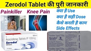 Zerodol Tablet Use In Hindi  Zerodol Tablet Side Effect  Aceclofenac Use in Painkiller [upl. by Corso]