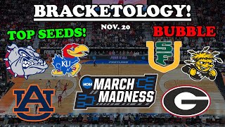 Bracketology By Dannyology Update 1 Nov 20 [upl. by Hephzipa]