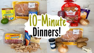 10 MINUTE RECIPES  5 Tasty amp QUICK Dinner Ideas  Best Home Cooked Meals Made EASY  Julia Pacheco [upl. by Vincentia]