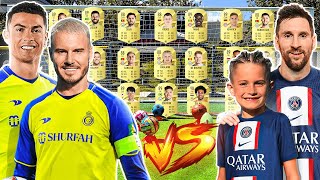 MESSI VS RONALDO FIFA 23 FUT CARD BATTLE [upl. by Akino]