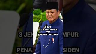 3 JENDERAL TEMPUR JADI PENASIHAT PRESIDEN DI BIDANG PERTAHANAN NEGARA  NGERI [upl. by Aklam]