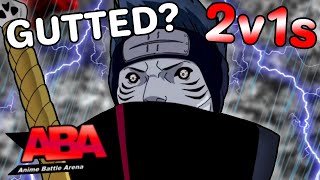 2v1s with Kisame Hoshigaki Huge Nerfs in ABA [upl. by Royal]