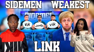 COUPLES REACT TO SIDEMEN WEAKEST LINK DUMB EDITION  RAE amp JAE REACTS [upl. by Dnaleel]