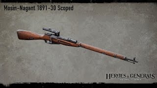 Heroes and Generals  Soviet infantry gameplay with Mosin Nagant 189130 [upl. by Eyahsal]