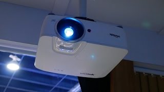 Vivitek HK2288 4K DLP Projector at CES [upl. by Reyaht]