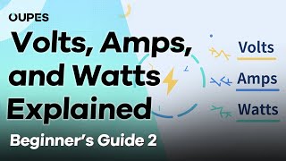 Volts Amps and Watts Explained  OUPES Beginners Guide 2 [upl. by Denison968]