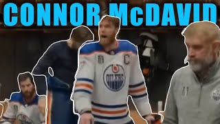 Connor McDavids Emotional Locker Room Moment With Teammates  2BC Reacts [upl. by Tish]