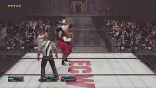 Yokozuna Banzai Drop WWE 2K24 [upl. by Einhpad]