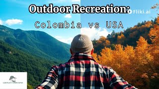 Outdoor recreation Colombia vs USA [upl. by Einnol]