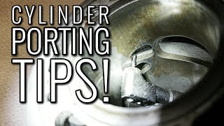 Two Stroke Cylinder Porting Tips  WATCH THIS BEFORE YOU START CUTTING 2 Stroke Tuning [upl. by Alyce657]