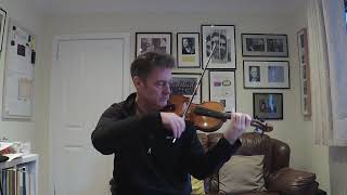 2 Violin Beginner Long Long Ago exercise practice chain in D major [upl. by Daegal]