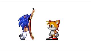 SonicEXE test SONIC SPRITE BY sonicAir91 TAILS SPRITE IDK [upl. by Melina]