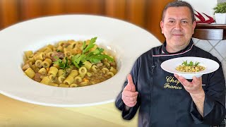 PASTA E LENTICCHIE  La Ricetta VELOCE e SUPER BUONA [upl. by Chatwin]