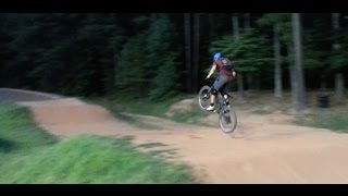 Jump and manual practice at the bmx track [upl. by Lathe403]