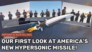 Our first look at Americas HYPERSONIC HACM Missile [upl. by Schwerin23]