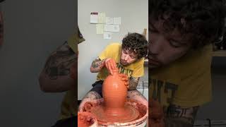 biiiig vase pottery art potteryjack artist [upl. by Chyou466]