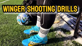 Wingers Shooting Drills  Individual Football Training Session  Football ASMR ⚽️ [upl. by Innoc190]