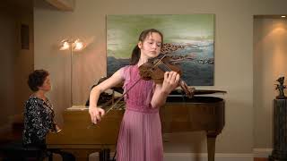 Bartok Viola Concerto  1st Movement  Pearl de la Motte  Age 14 [upl. by Fina]