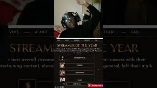 Streamer of the year vote [upl. by Asserak936]