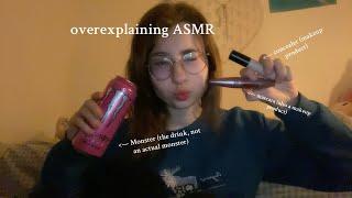 Overexplaining ASMR  Energy Drink Concealer Mascara  Soft Spoken [upl. by Baniez]