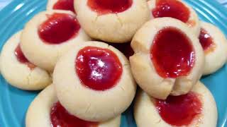 बच्चों के फेवरेट जैम कुकीज़ अब झटपट घर पर बनाये  Eggless Thumbprint Cookies  Jam Cookies [upl. by Cookie106]