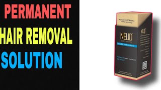 Permanent Hair Removal Cream [upl. by Aivat]