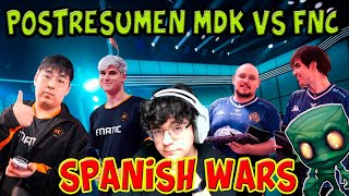 🧯🥋POSTRESUMEN Spanish Wars primer finalista de las LEC Finals MDK Vs Fnatic🥋🧯 [upl. by Bertila]