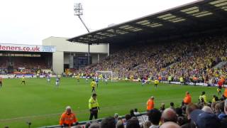 FROM THE STAND Watford score after Leicester miss penalty watch in HD [upl. by Ahtnams975]