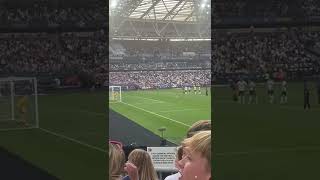 Noah Beck Scores A Goal at Unicef Soccer Aid 2022 Great Penalty [upl. by Atiuqnahs]