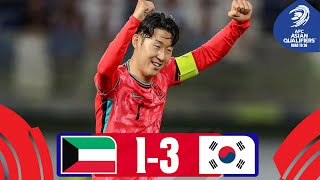 Three goals to stay on 1  Kuwait  Korea Republic  Highlights AsianQualifiers  Road To 26 [upl. by Kerianne341]