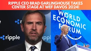 Ripple CEO Brad Garlinghouse Takes Center Stage at WEF Davos 2024 [upl. by Neemsaj]