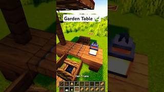 Minecraft Garden Table 🍃 Build Idea amp Tutorial minecraft [upl. by Gianna574]