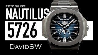 Patek Philippe Nautilus 5726  DAVIDSW [upl. by Corsetti799]