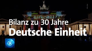 30 Jahre Deutsche Einheit Wie vereint fühlen sich die Deutschen [upl. by Haleeuqa]