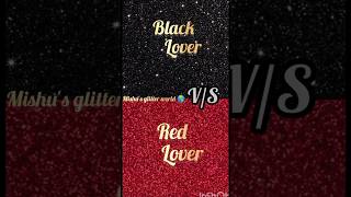 🖤 black lover vs Red lover ❤️gownnailsheels subscribe ytshort shortsvideo mishus glitter 🌎 [upl. by Joung838]