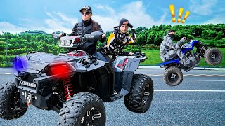 A story about a policeman on a quad bike How Den caught the thief 👮‍♂️ [upl. by Bradway]